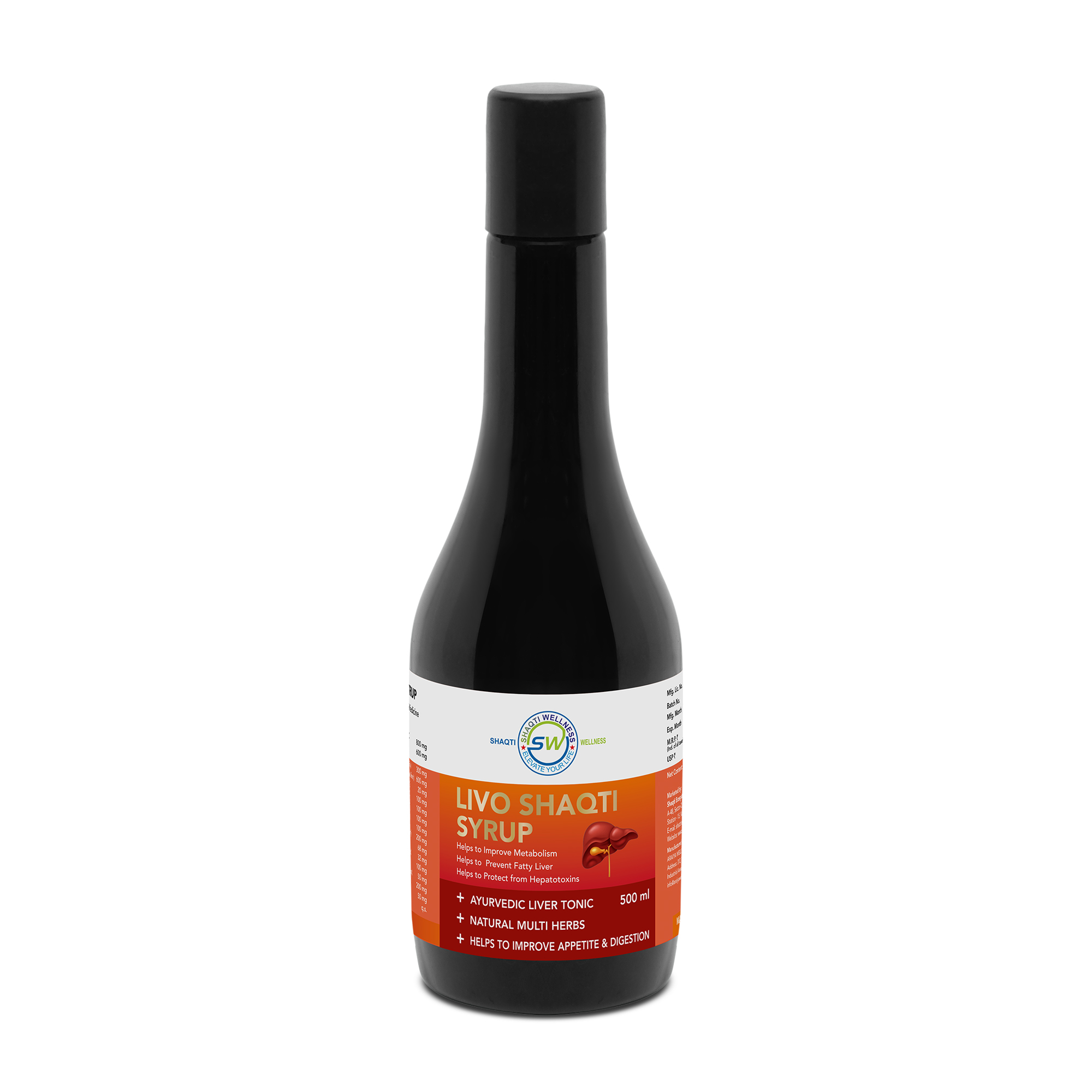 LIVO SHAQTI SYRUP 500ML 